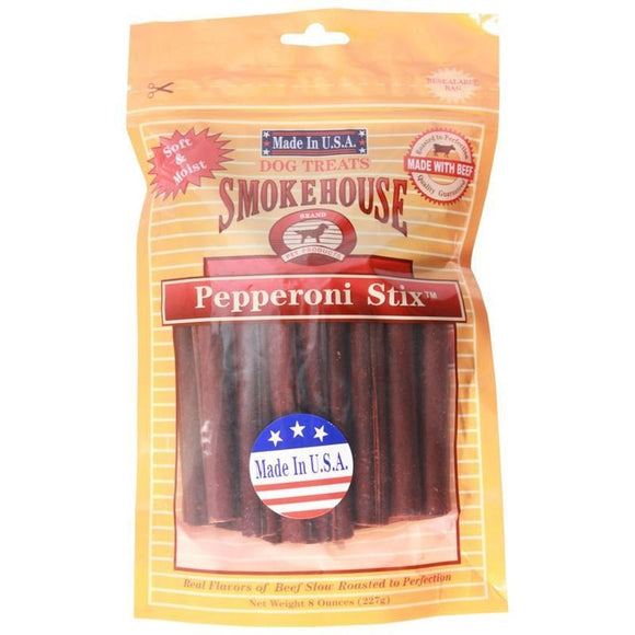 Smokehouse USA Made Pepperoni Stix (8 inch/ 8-oz)