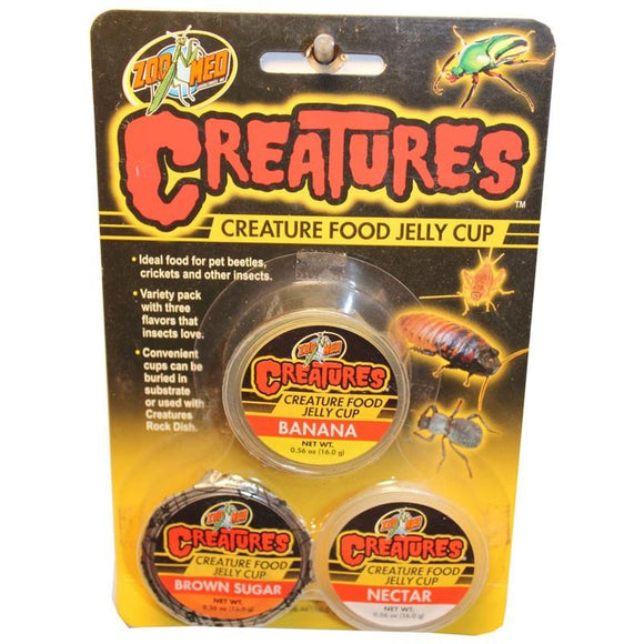 CREATURES FOOD JELLY CUP (.56 OZ-3 PK)