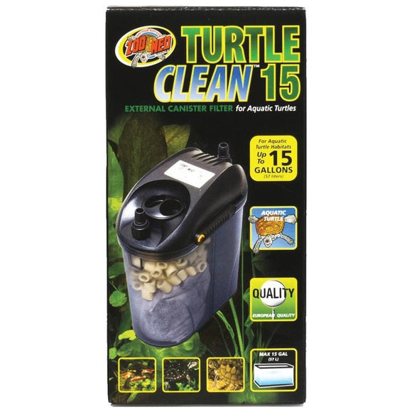 TURTLE CLEAN EXTERNAL CANISTER FILTER (15 GAL)