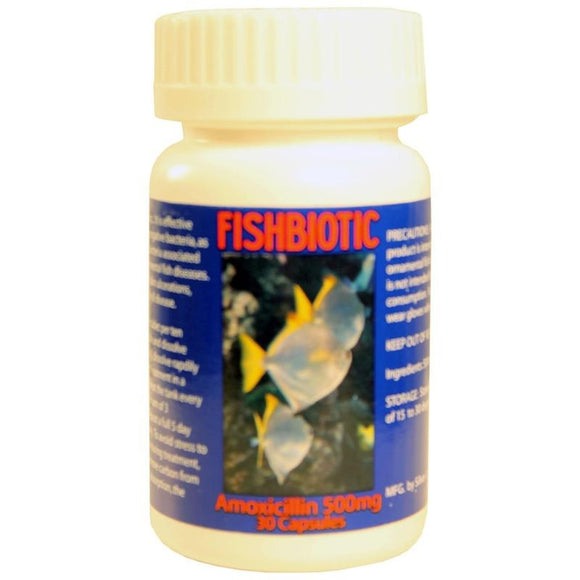 FISHBIOTIC AMOXICILLIN CAPSULES (500 MG-30CT)