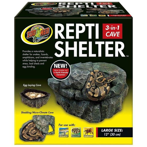 REPTI SHELTER 3-IN-1 CAVE (LG)