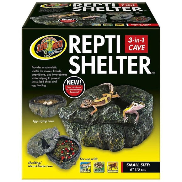 REPTI SHELTER 3-IN-1 CAVE (LG)