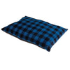 Petmate Aspen Pet Buffalo Plaid Pillow Bed (Blue Plaid)