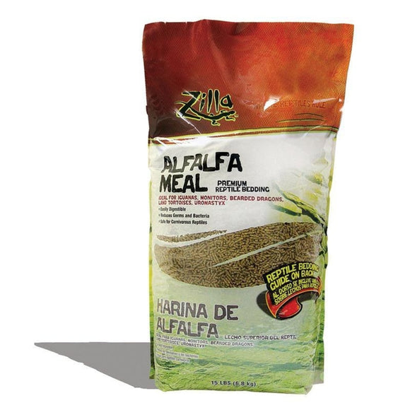 Zilla Alfalfa Meal Reptile Bedding and Litter (15 LB)