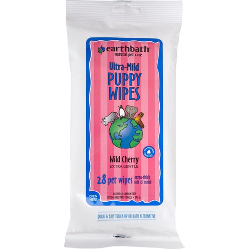 EARTHBATH PUPPY WIPES (28 COUNT)