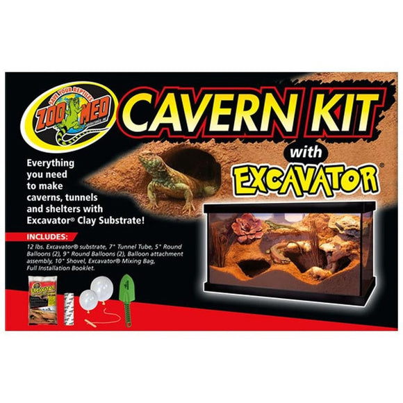 CAVERN KIT W/EXCAVATOR CLAY SUBSTRATE (10 PC)