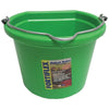 Fortiflex 8 Quart Flat Back Bucket (BLACK)