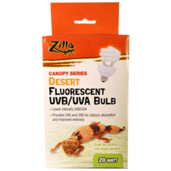 Zilla Desert Fluorescent UVA/UVB Bulb (20 WATT)