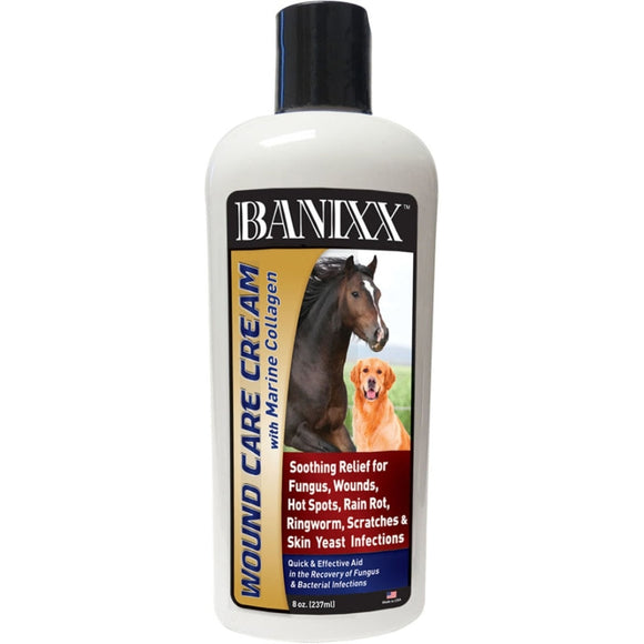 Banixx Wound Care Cream with Marine Collagen (8 OZ)
