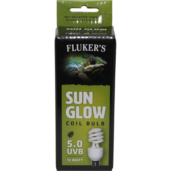 Fluker's Sun Glow Coil Bulb 5.0 UVB (13 WATT)