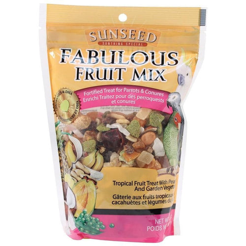 FABULOUS FRUIT MIX FOR PARROTS & CONURES (12 OZ)