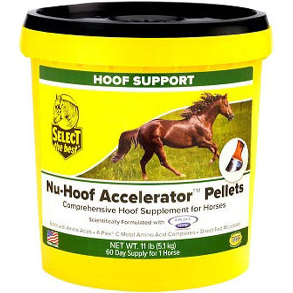 SELECT THE BEST NU-HOOF ACCELERATOR PELLETS HOOF SUPPORT (11 LB-60 DAY)