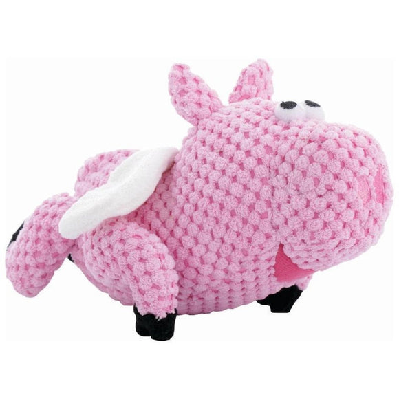 GODOG CHECKERS FLYING PIG (SMALL, PINK)
