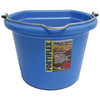 Fortiflex 8 Quart Flat Back Bucket (BLACK)