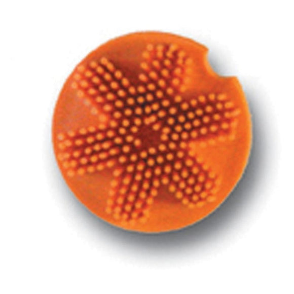 GROOMA SOFTTOUCH MASSAGE BRUSH FOR HORSE & PET (ORANGE)