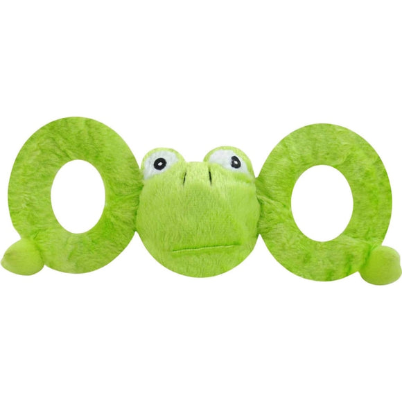 JOLLY PETS TUG-A-MALS FROG (MD-4 IN, GREEN)