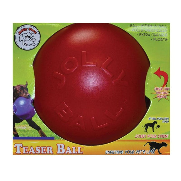 JOLLY PETS TEASER BALL (6 IN, RED)