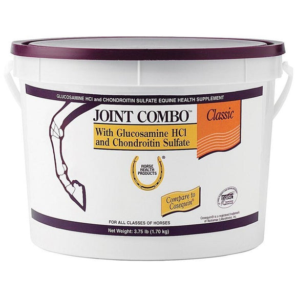HORSE HEALTH PRODUCTS JOINT COMBO W/GLUCOSAMINE & CHONDROITIN FOR HORSES (3.75 LB, APPLE CINNAMON)