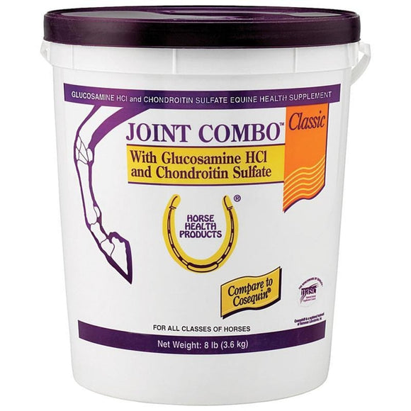 HORSE HEALTH PRODUCTS JOINT COMBO W/GLUCOSAMINE & CHONDROITIN FOR HORSES (8 LB, APPLE CINNAMON)