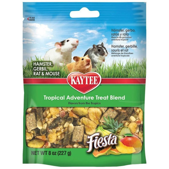 Kaytee Tropical Adventure Treat Blend for Hamster, Gerbil, Rat and Mouse (7 OZ)