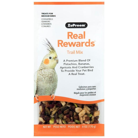 REAL REWARDS TRAIL MIX MEDIUM BIRD TREATS (6 OZ)