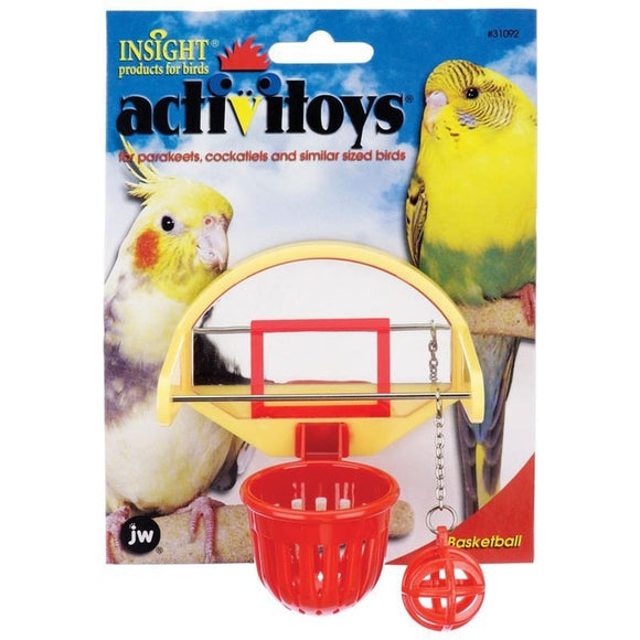 Activitoys Birdie Basketball Bird Toy (4X2.5X4.5 INCH)