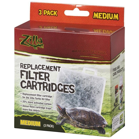 Zilla Replacement Filter Cartridges (MEDIUM/3 PACK)