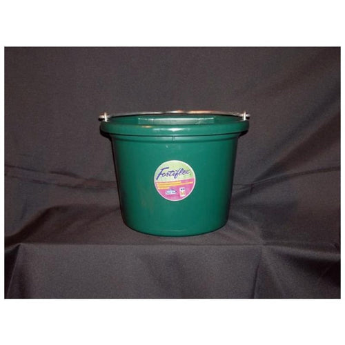 Fortiflex 8 Quart Flat Back Bucket (BLACK)