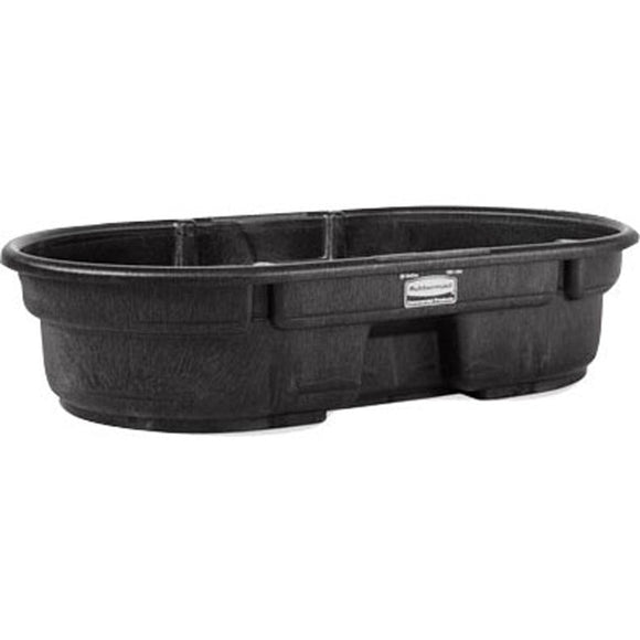 RUBBERMAID COMMERCIAL STOCK TANK (50 GAL, BLACK)