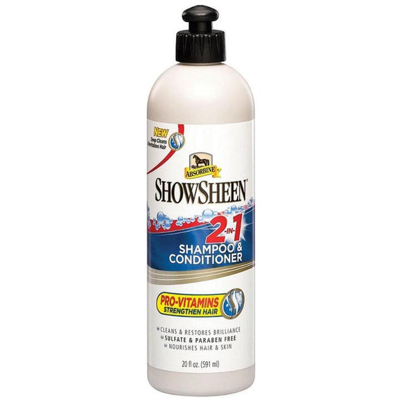 ABSORBINE SHOWSHEEN 2-IN-1 SHAMPOO & CONDITIONER (20 OZ)