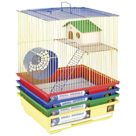 2 STORY GERBIL & HAMSTER CAGE (14X11X15.25 INCH)