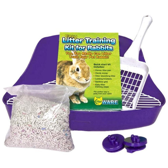 LITTER TRAINING KIT FOR RABBITS (12.75X9.5X5.75 INCH, ASSORTED)
