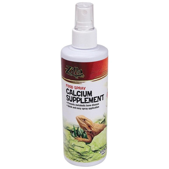 Zilla Calcium Supplement Food Spray (8 OZ)