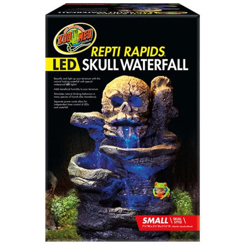 REPTI RAPIDS LED SKULL WATERFALL (SM)