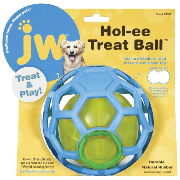 HOL-EE TREAT BALL FOR DOG (BLUE)