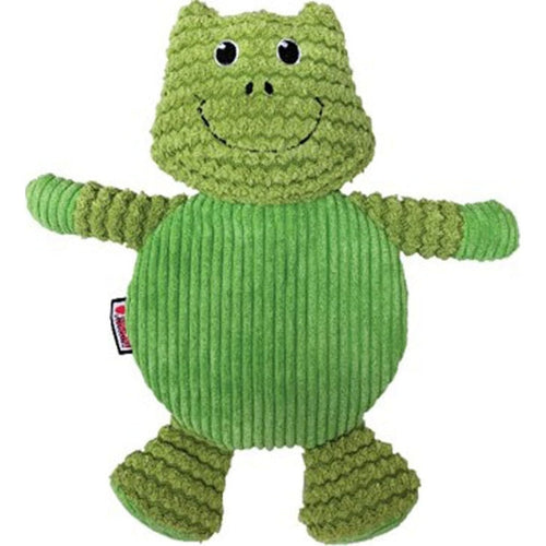 KONG CRACKLE TUMMIEZ FROG (LG, GREEN)