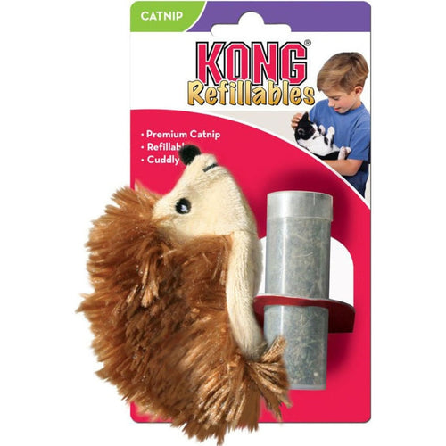 KONG REFILLABLES HEDGEHOG (BROWN)