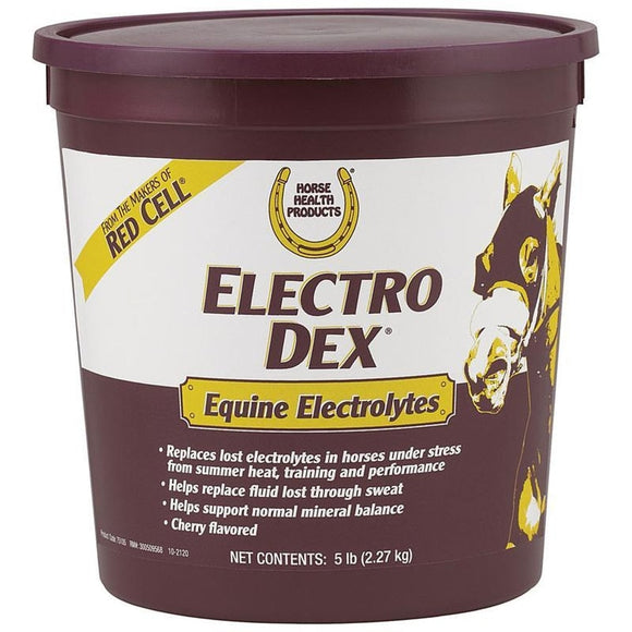 HORSE HEALTH PRODUCTS ELECTRO-DEX ELECTROLYTE FOR HORSES (5 LB, CHERRY)