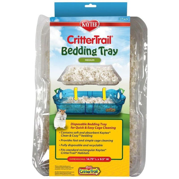 Kaytee CritterTrail Bedding Tray (3 PK-14.75X9.5 IN)