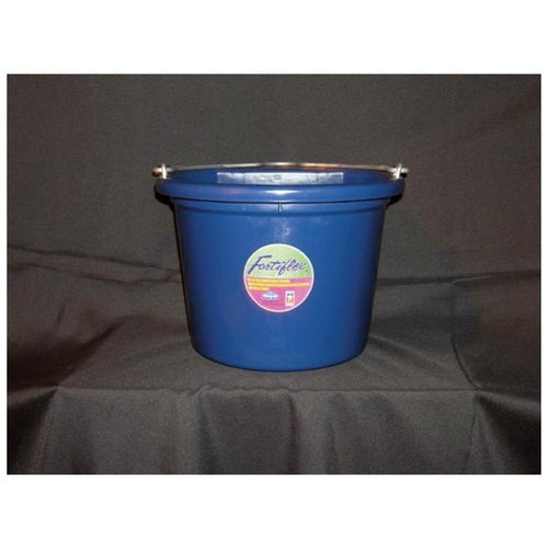 Fortiflex 8 Quart Flat Back Bucket (BLACK)