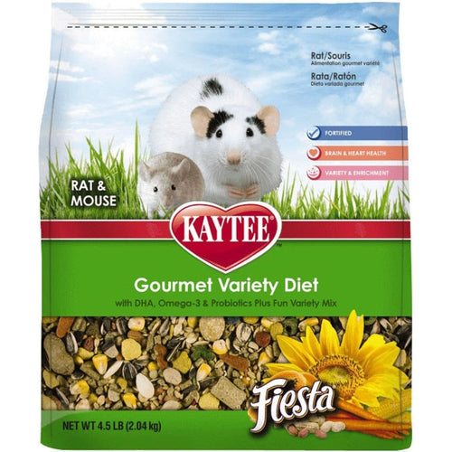 Kaytee Fiesta Gourmet Variety Diet Mouse & Rat Food (2 LB)