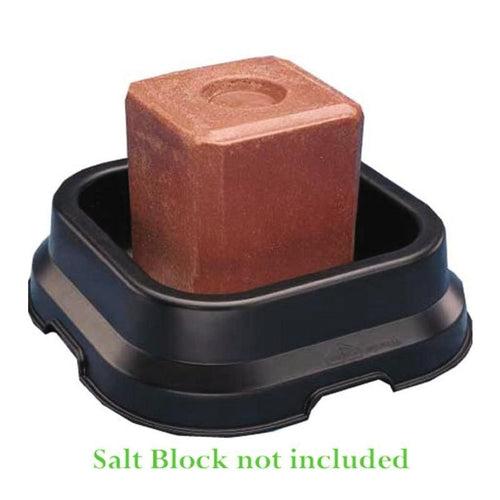FORTIFLEX SALT BLOCK PAN (50 LB, BLACK)