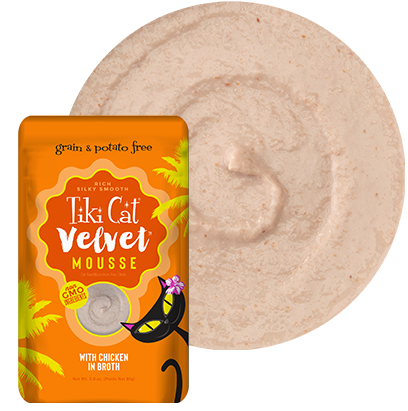 Tiki Cat® Velvet Mousse™ Chicken in Broth (2.8 oz)