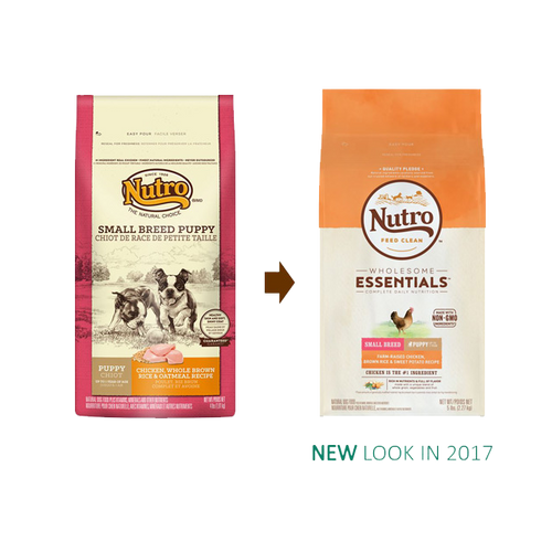 Nutro Wholesome Essentials Small Breed Puppy Dry Dog Food Farm-Raised Chicken, Brown Rice, & Sweet Potato Recipe (5.0-lb)