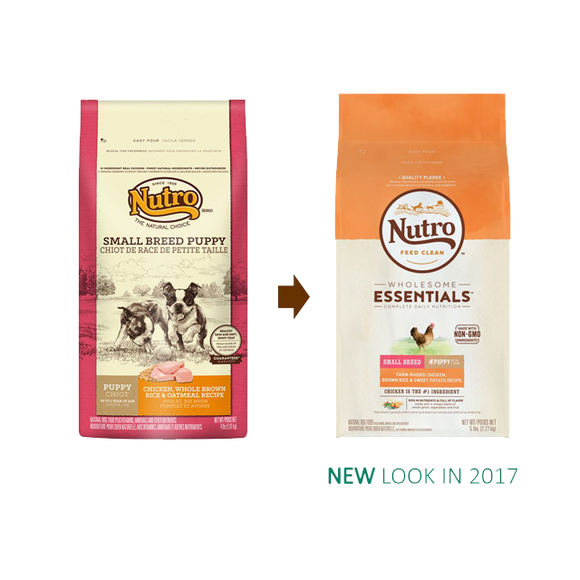 Nutro Wholesome Essentials Small Breed Puppy Dry Dog Food Farm-Raised Chicken, Brown Rice, & Sweet Potato Recipe (5.0-lb)