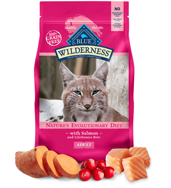 BLUE Wilderness™ Adult Cats Salmon Recipe (5 lb)